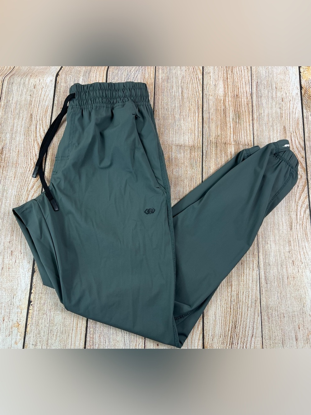 Mens LEG3ND Green Jogger Nylon Athletic Pants Size Small
